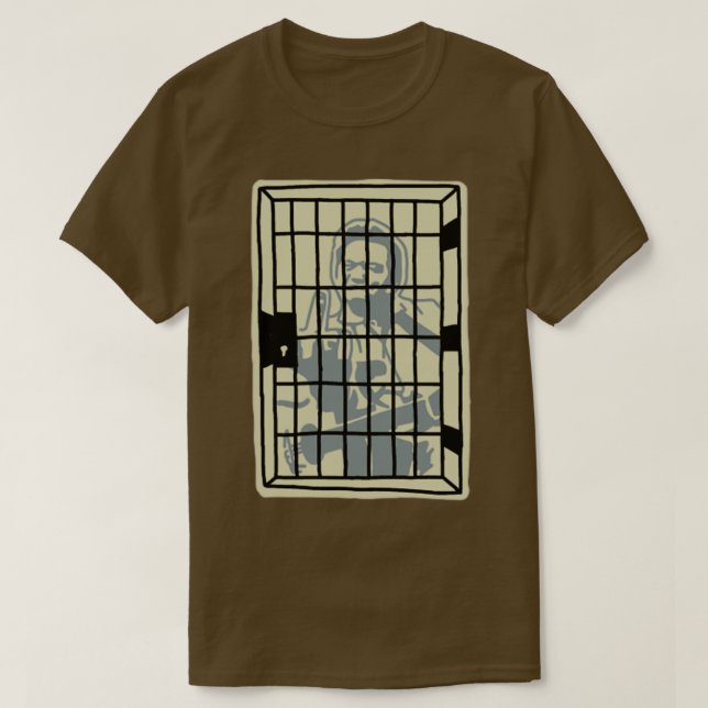 T-shirt folson prison blues cash (Design devant)