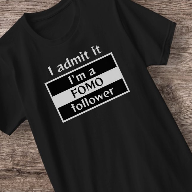 T-shirt FOMO Follower masculin (Créateur téléchargé)