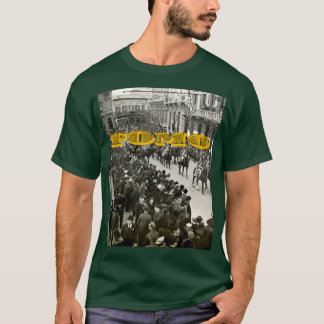 T-shirt FOMO Jaune Rétro