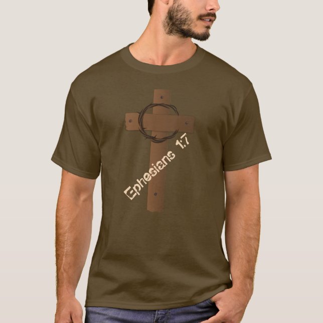 T-shirt foncé basique pour hommes (Devant)