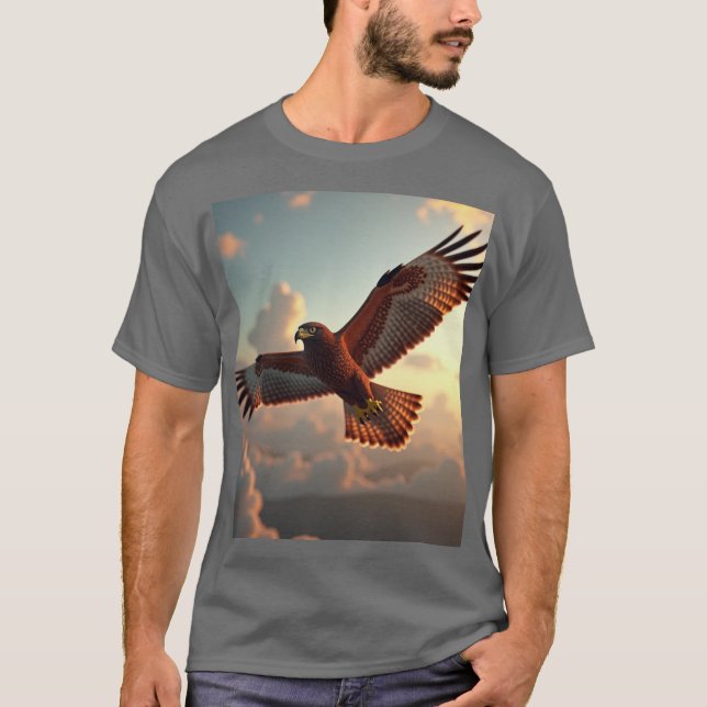 T-shirt foncé basique pour hommes (Devant)