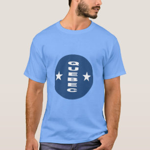 T-shirt foncé bleu homme QUEBEC