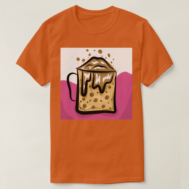 T-shirt Foncé crémeux (Design devant)