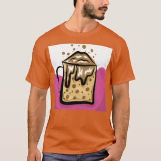 T-shirt Foncé crémeux