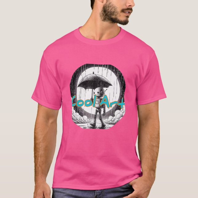 T-shirt foncé de base (Devant)