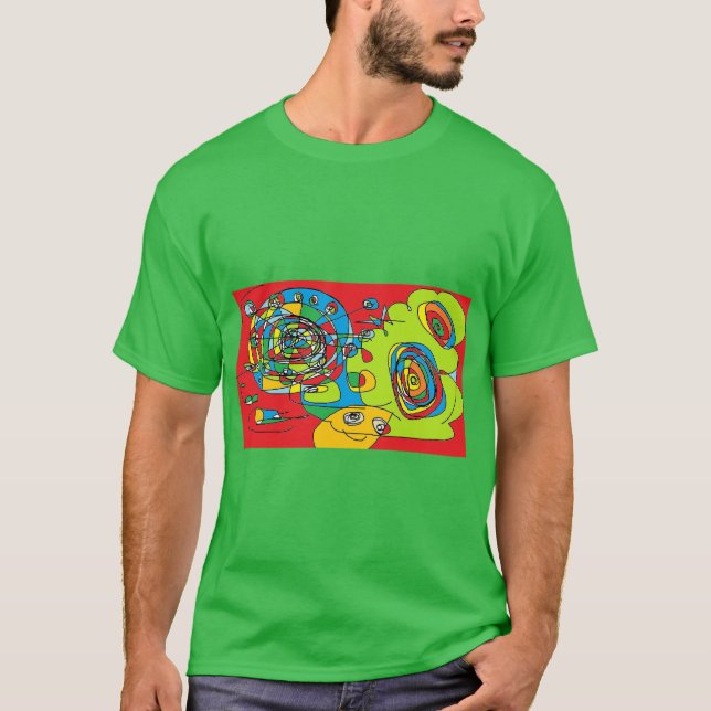 T-shirt foncé de base (Devant)