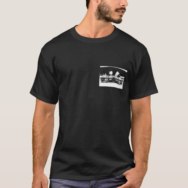 T-shirt foncé de base (Devant)