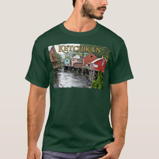 T-shirt foncé de base de Ketchikan