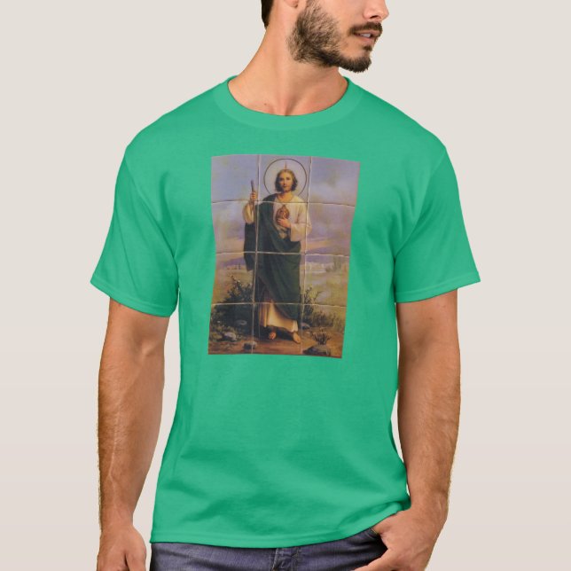 T-shirt foncé de base, JUDAS de San noirs (Devant)