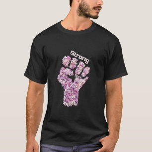 T-shirt foncé de base, simple séjour design fort