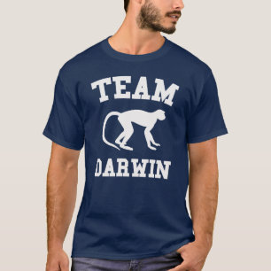 T-shirt foncé de Darwin d'équipe
