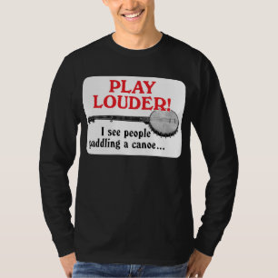 T-shirt foncé de l'aleeve des hommes plus bruyant