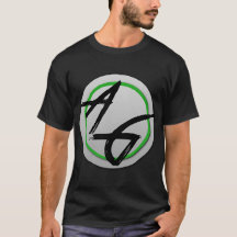 T-shirt foncé de logo de jeu d'APEX