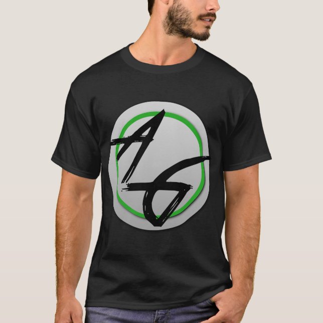 T-shirt foncé de logo de jeu d'APEX (Devant)