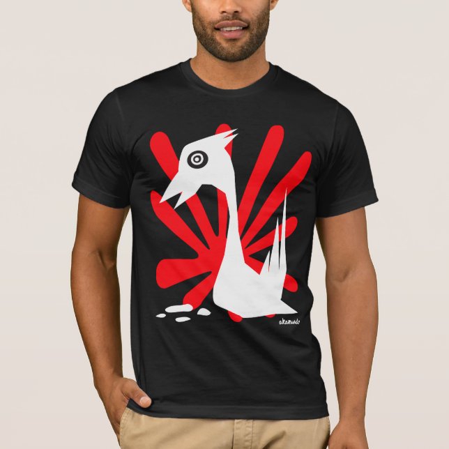 T-shirt foncé de SwanSun (Swanson) (Devant)