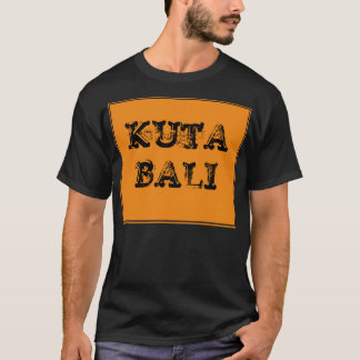 T-shirt foncé orange de Kuta Bali