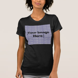 T-shirt foncé personnalisable horizontal