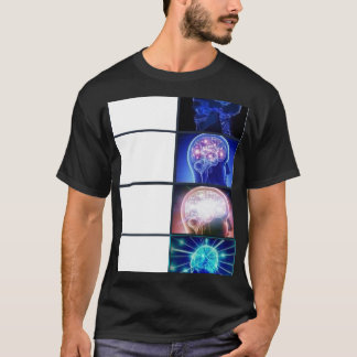 T-Shirt foncé personnalisé avec un mème TRVMP