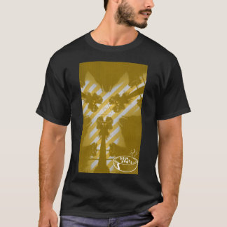 T-Shirt foncé Tri Trees (Jaune)