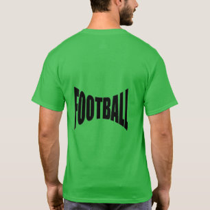 T-shirt foncé vert trèfle dos homme FOOTBALL 