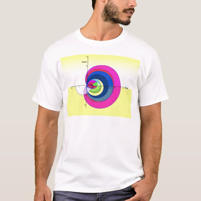 T-shirt Fonction de zéta de Riemann yellow.png (Devant)