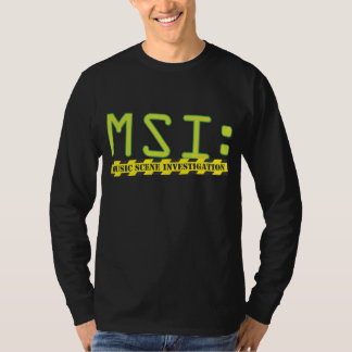 T-shirt Fonctionnaire MSI : Longue douille de logo