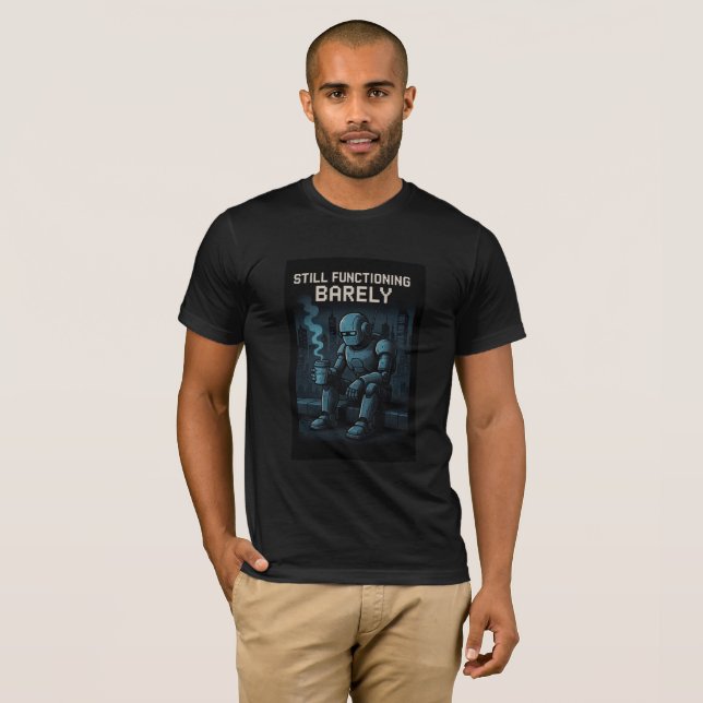 T-shirt Fonctionne encore péniblement (Devant entier)