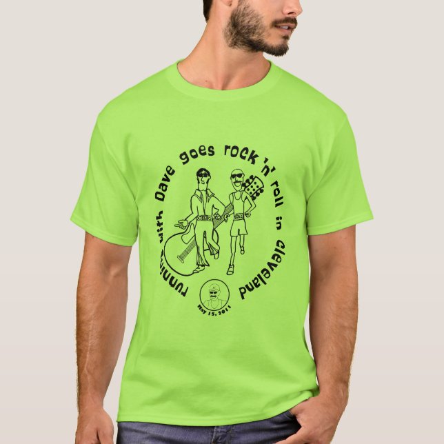 T-shirt Fonctionnement avec Dave Cleveland-Vert (Devant)