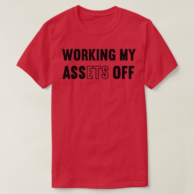 T-shirt Fonctionnement de mes actifs sur 3 (Design devant)
