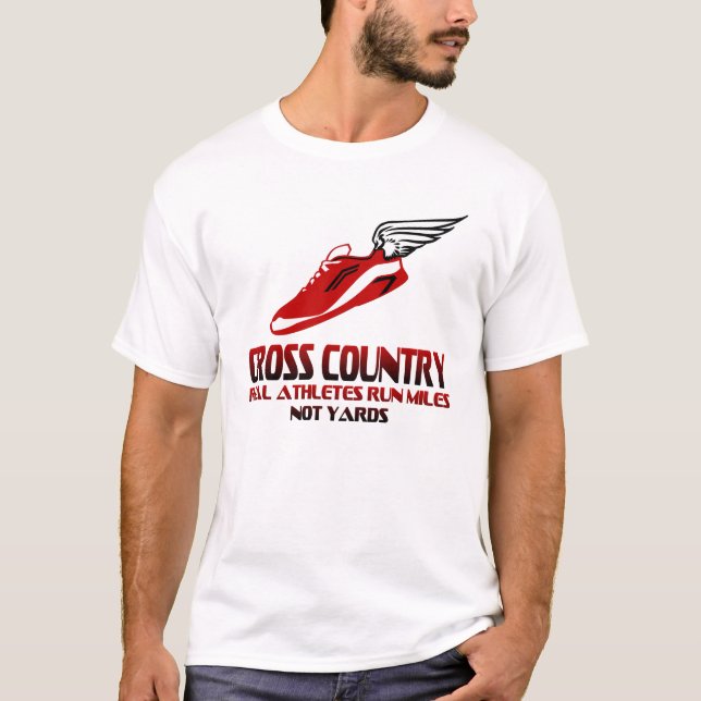 T-shirt Fonctionnement de pays croisé (Devant)