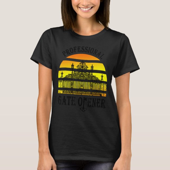 T-shirt Fonctionnement des clés d'ouverture de portes prof (Devant)
