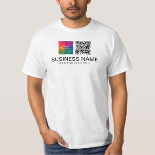 T-shirt Fonctionnement du logo de code QR des deux côtés i