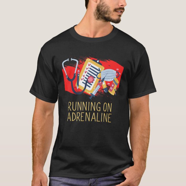 T-shirt Fonctionnement sur Adrenaline Médicale Staff Front (Devant)