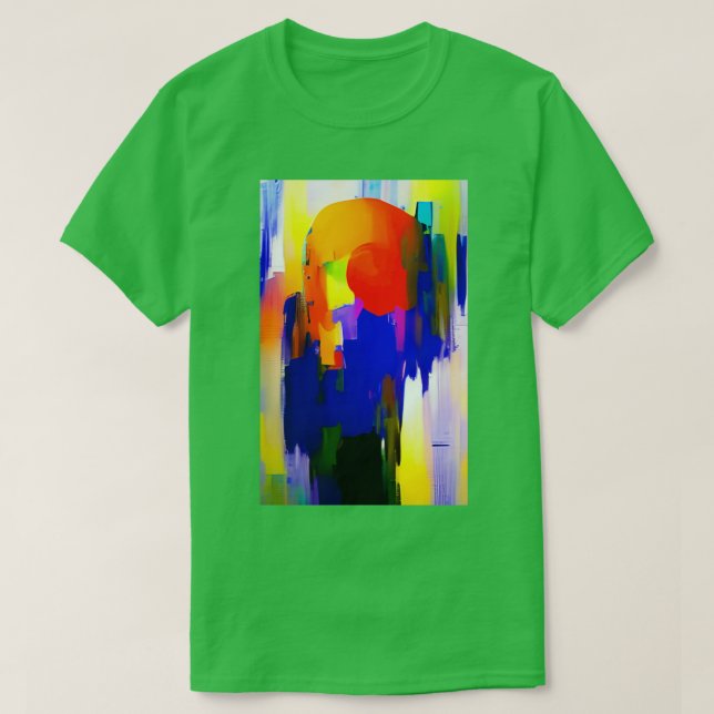 T-shirt Fond d'écran de l'expressionnisme Abstrait 6 (Design devant)