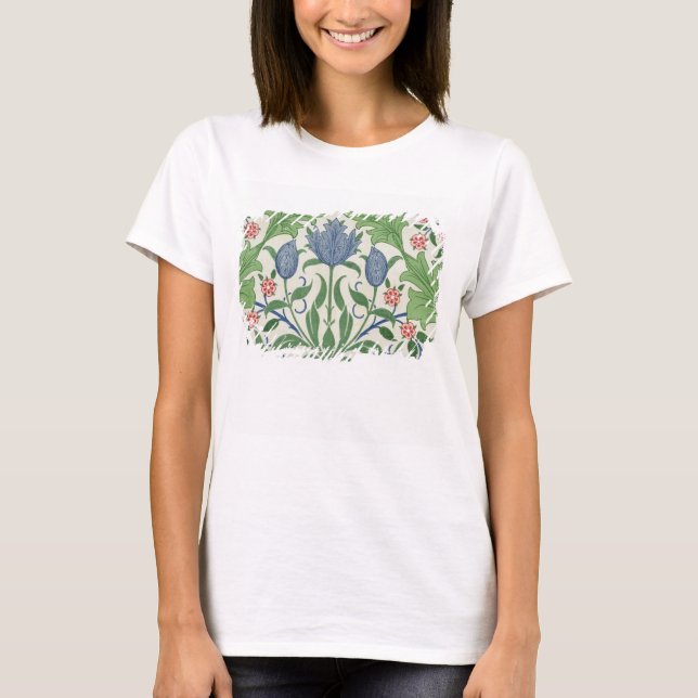 T-shirt Fond d'écran floral (Devant)