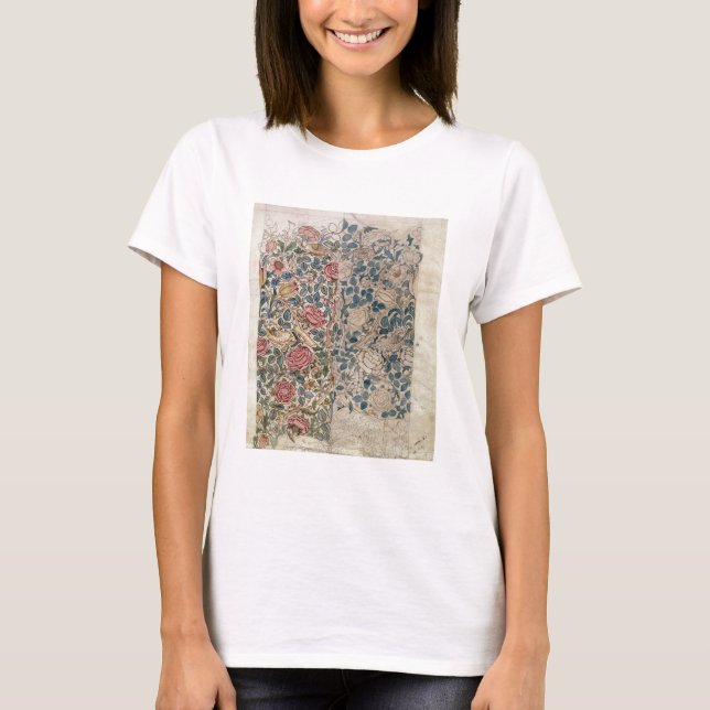 T-shirt Fond d'écran "Rose" (crayon et avec papier) (Devant)