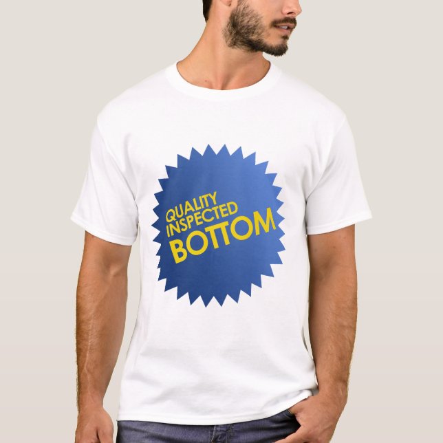 T-shirt Fond inspecté de qualité (Devant)