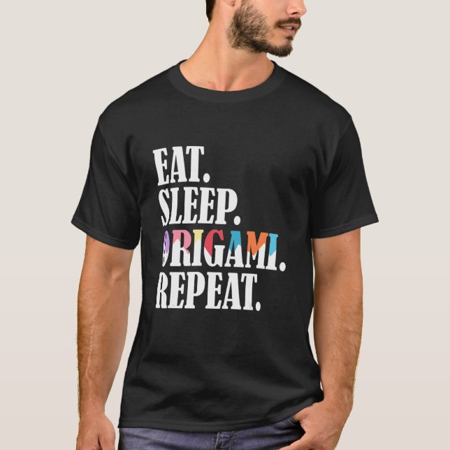 T-shirt Fond papier Origami Master 3 (Devant)