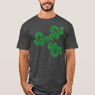 T-shirt Fondamentalement Un Serpent Personne Serpent Vert 