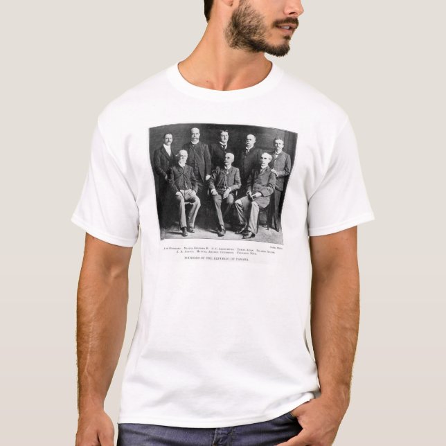T-shirt Fondateurs de la République du Panama (Devant)