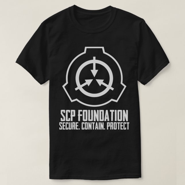 T-shirt Fondation SCP Mission I Fondation logo organisateu (Design devant)