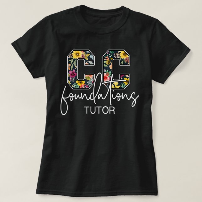 T-shirt Fondations CC Tuteur Conversations Classiques Mais (Design devant)