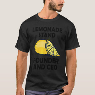 T-shirt Fondatrice et PDG du stand de limonade