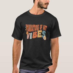 T-shirt Fondements Rétro De Vibes Professeurs Femmes Enfan