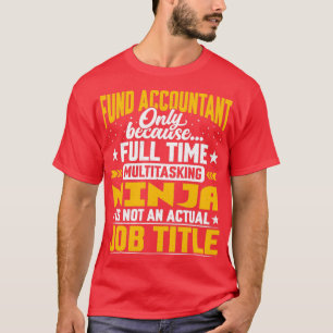 T-shirt Fonds amusant Comptable Titre de l'emploi