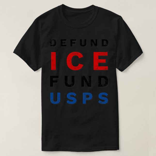 T-shirt Fonds de secours pour les glaces USPS (Design devant)