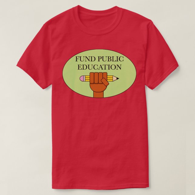 T-shirt Fonds pour l'éducation publique1 (Design devant)