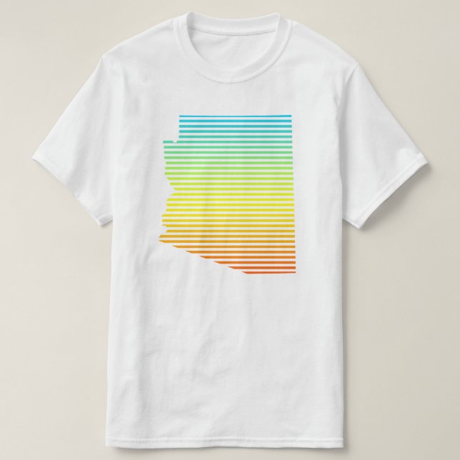 T-shirt fondu de refroidissement arizona (Design devant)