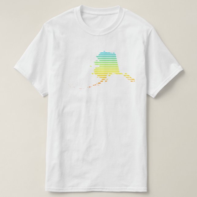 T-shirt fondu de refroidissement de l'alaska (Design devant)
