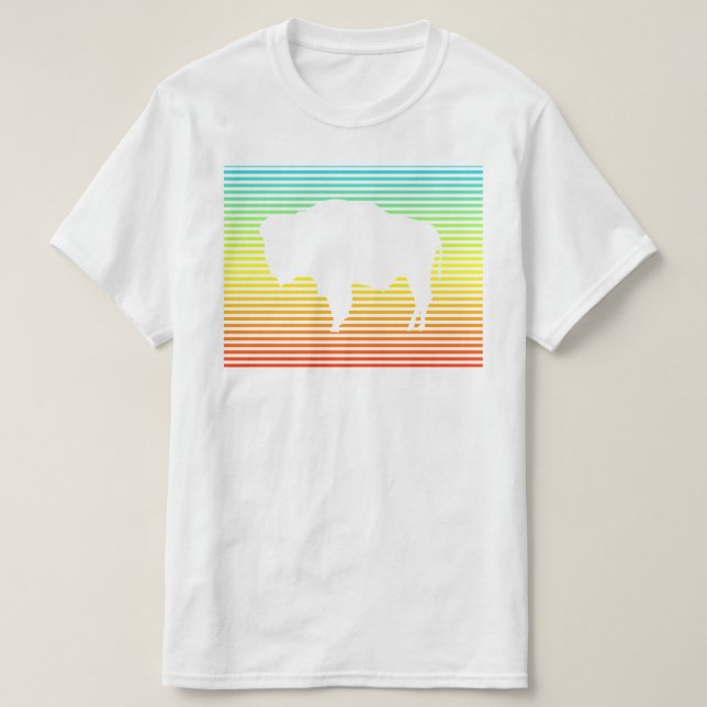 T-shirt fondu de refroidissement du wyoming (Design devant)